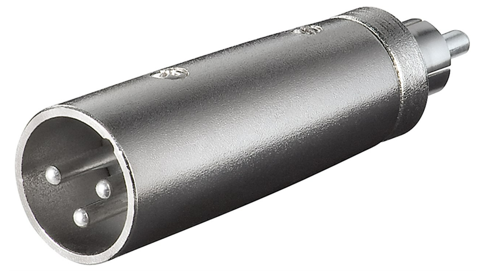 XLR-Adapter, Cinch-Stecker zu XLR-Stecker