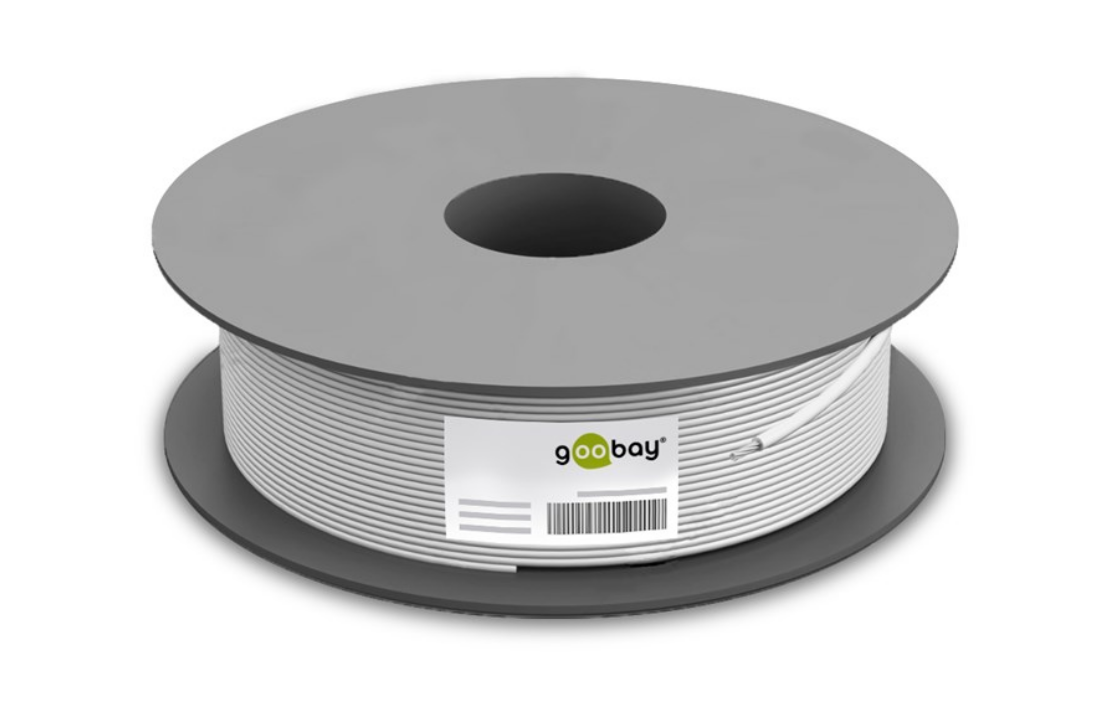 120 dB SAT-Koaxialkabel, 4x geschirmt, CCS