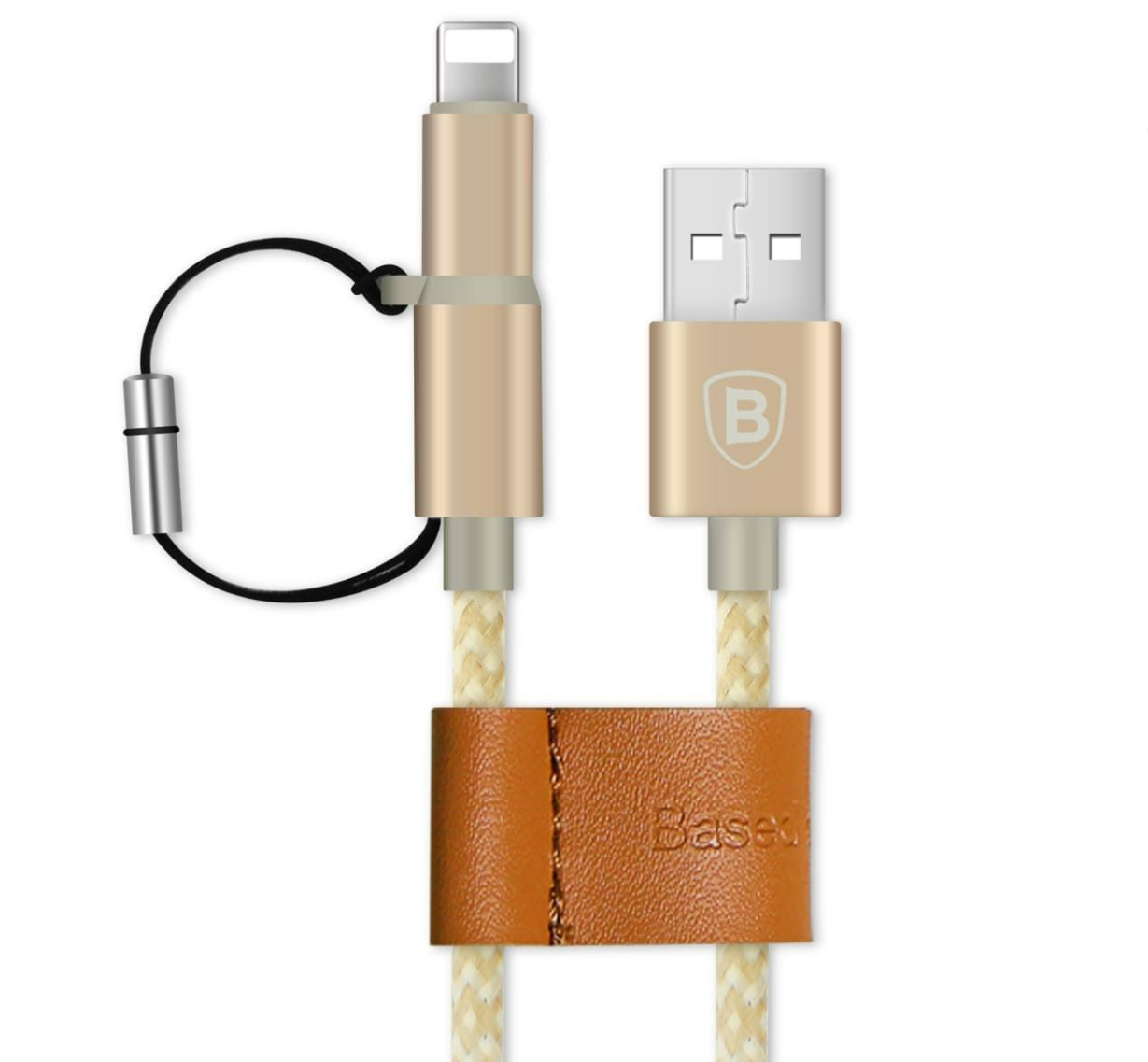 Baseus Antila Series 2in1 USB A zu USB Micro + lightning / 1.0 m
