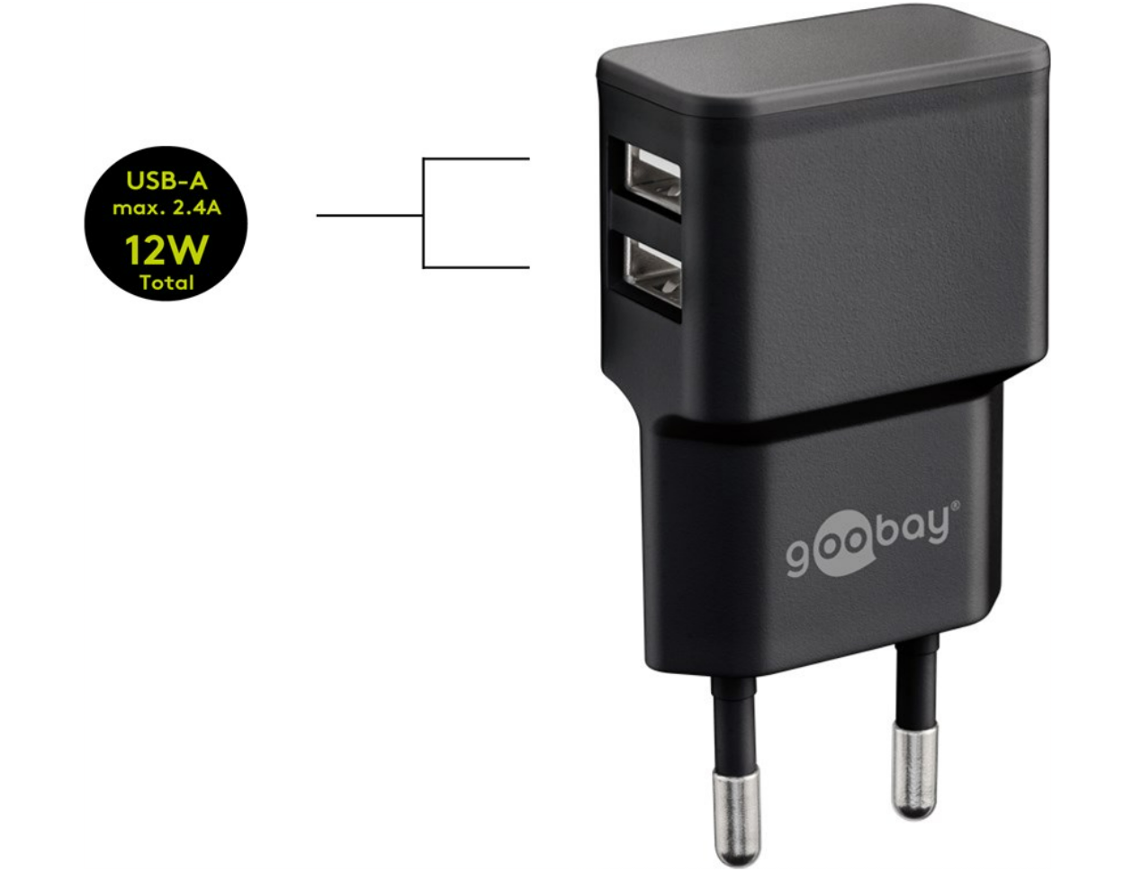 Kit di ricarica doppia USB-C™ (12 W)