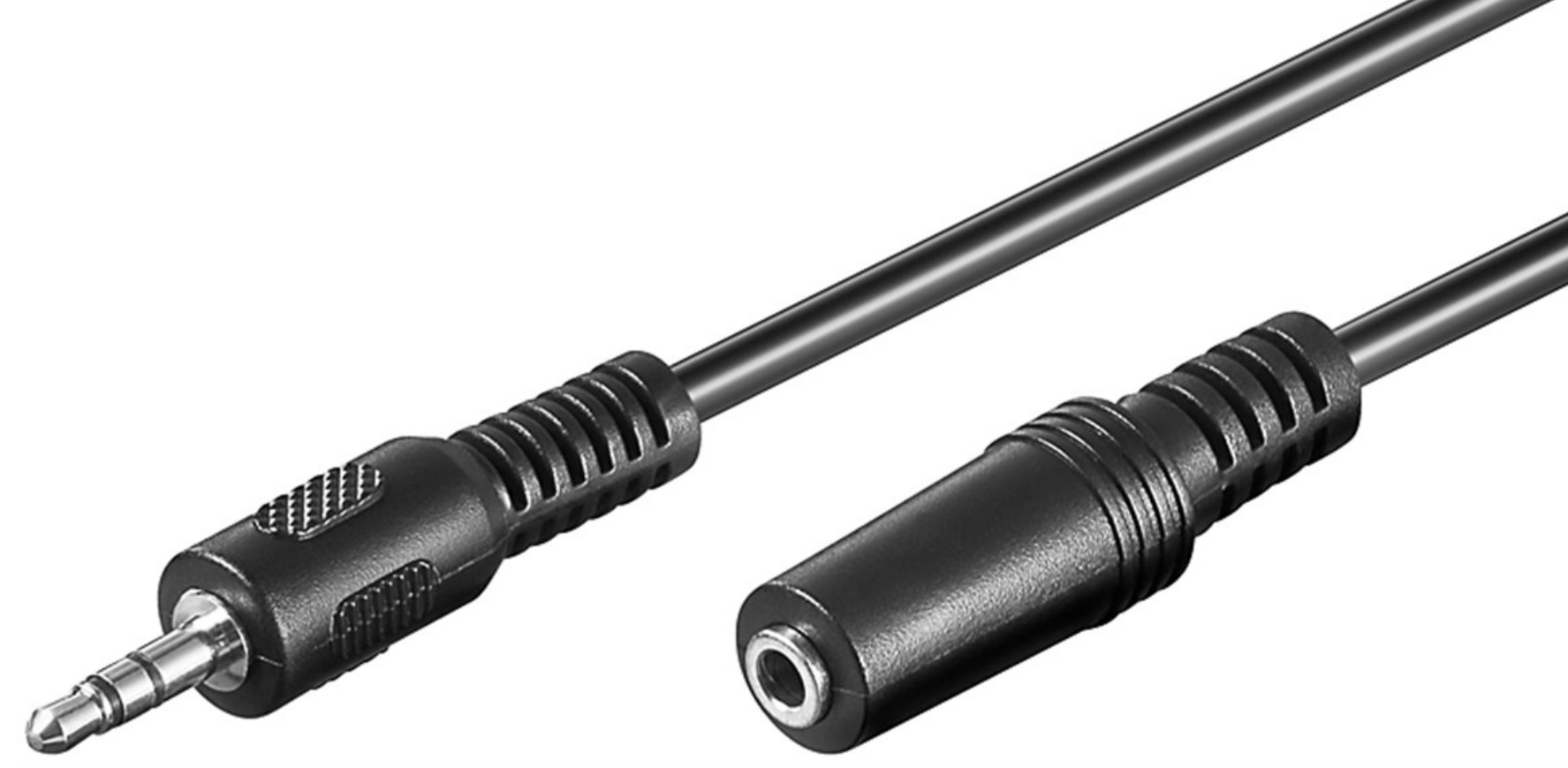 Kopfhörer- und Audio Verlängerungskabel Klinke, 3-pol. 3,5 mm