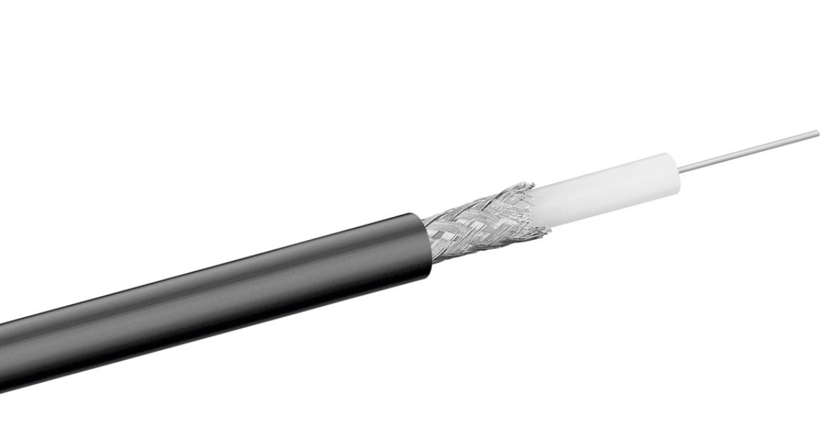 Câble coaxial RG-58, double blindage 100m