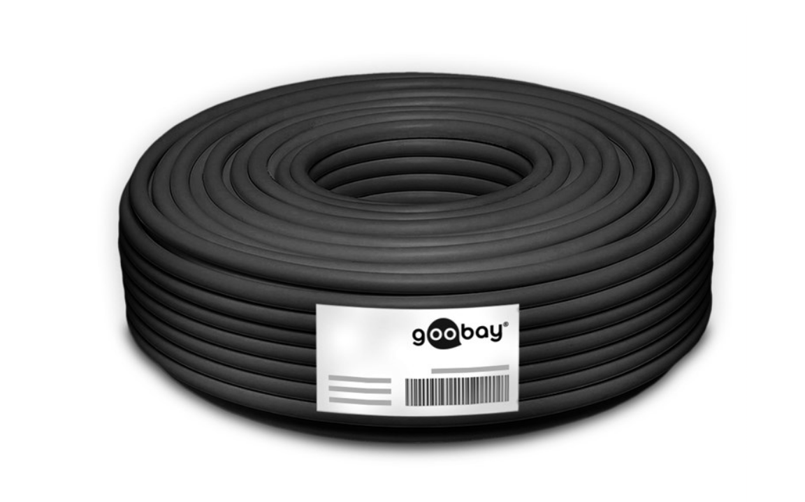 Cavo coassiale RG-58, doppia schermatura 100 m