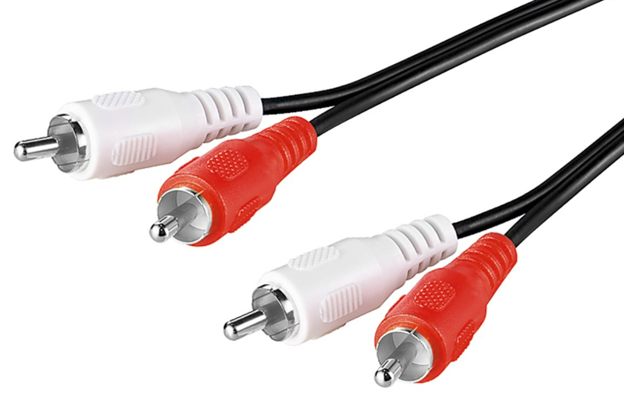 Câble de connexion stéréo 2x RCA