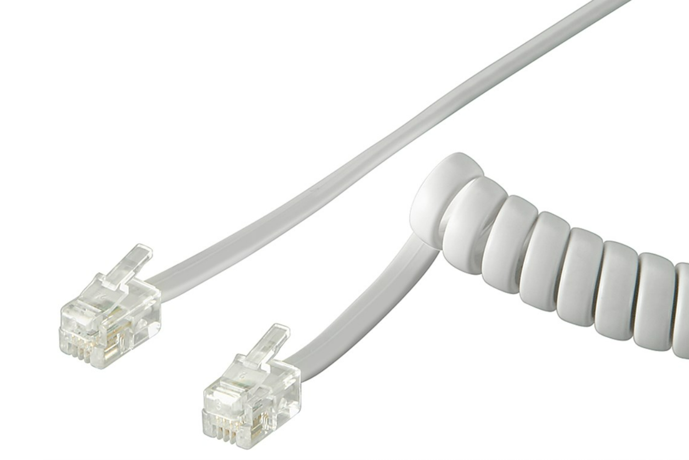 Câble spiralé pour récepteur téléphonique