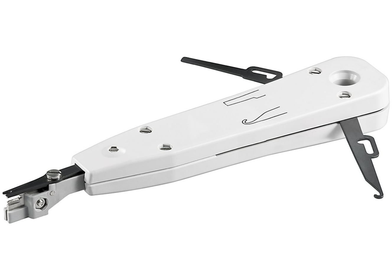 Outil d'insertion pour câbles CAT 5 et CAT 6, LSA