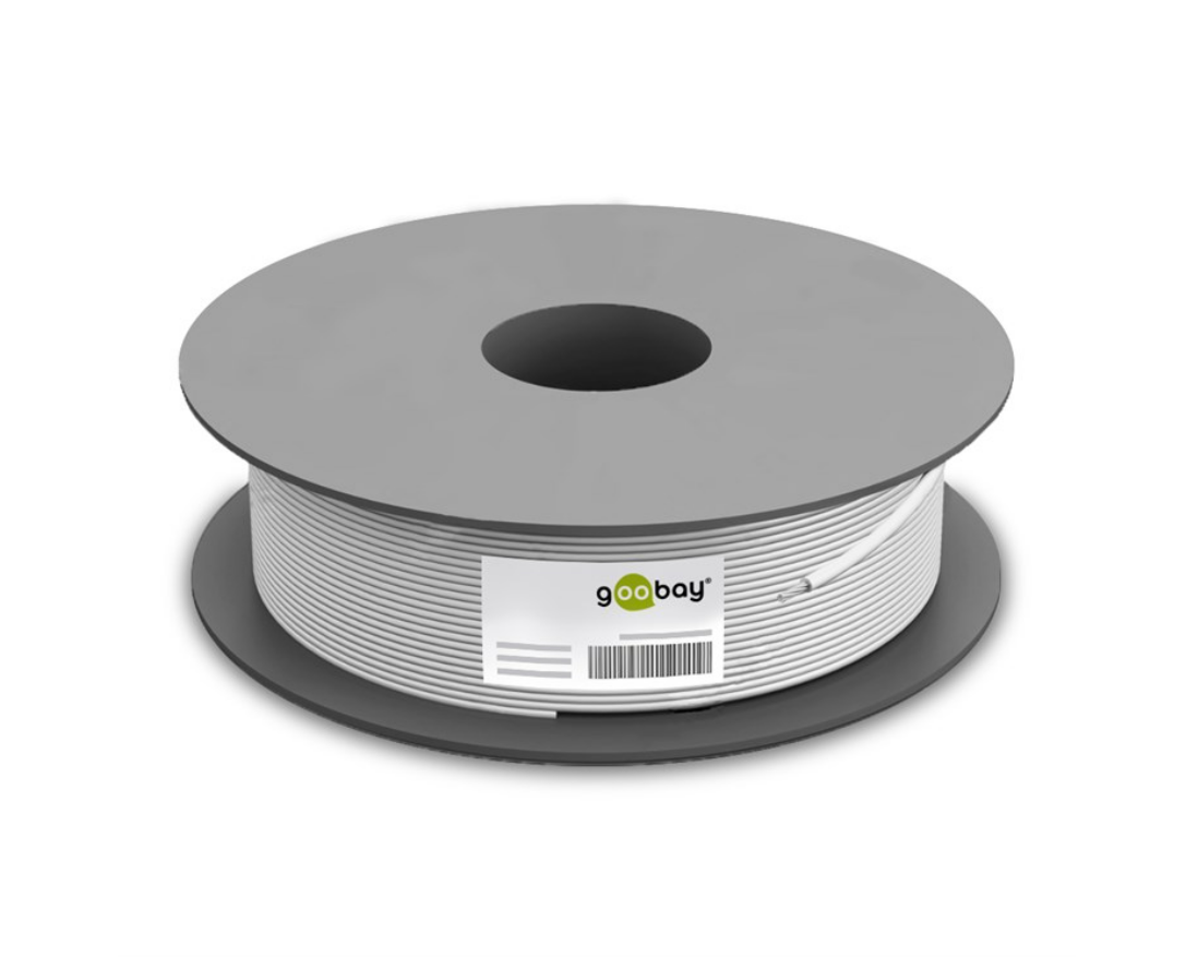 Câble réseau extérieur CAT 6, U/UTP, noir