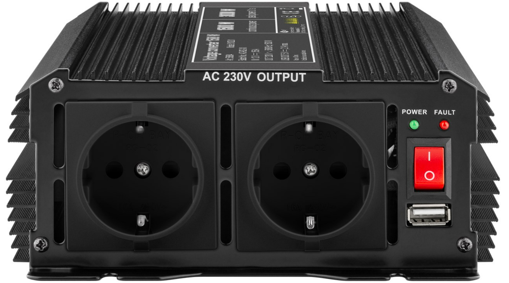 Kfz-Spannungswandler DC/AC (12V-230V / Kfz-1500W)