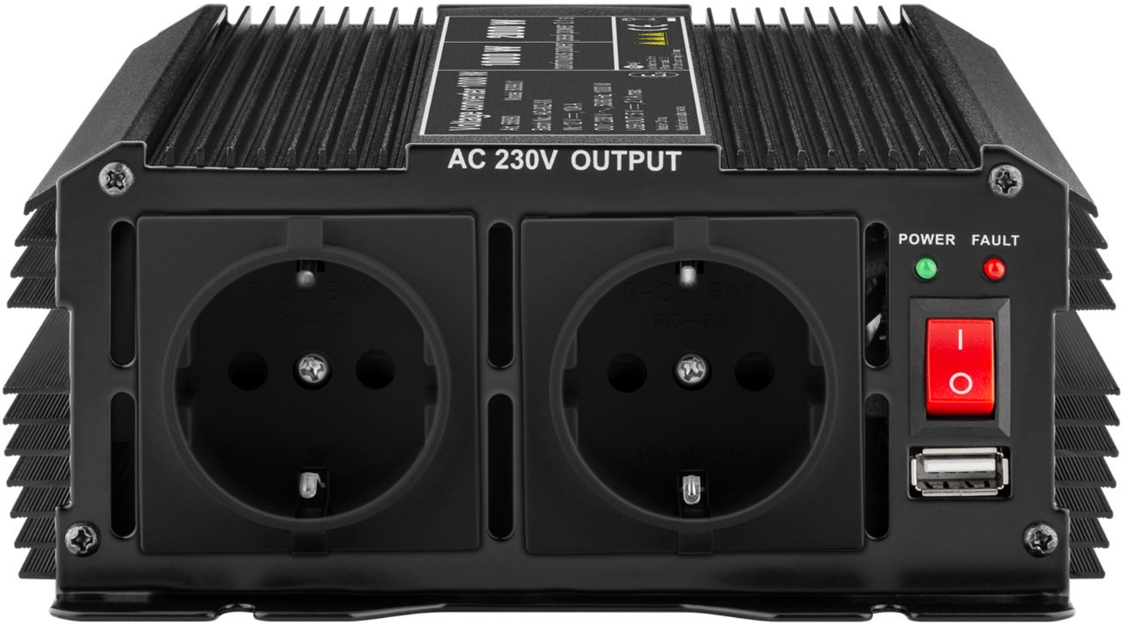 Kfz-Spannungswandler DC/AC (12V-230V / 1000W)