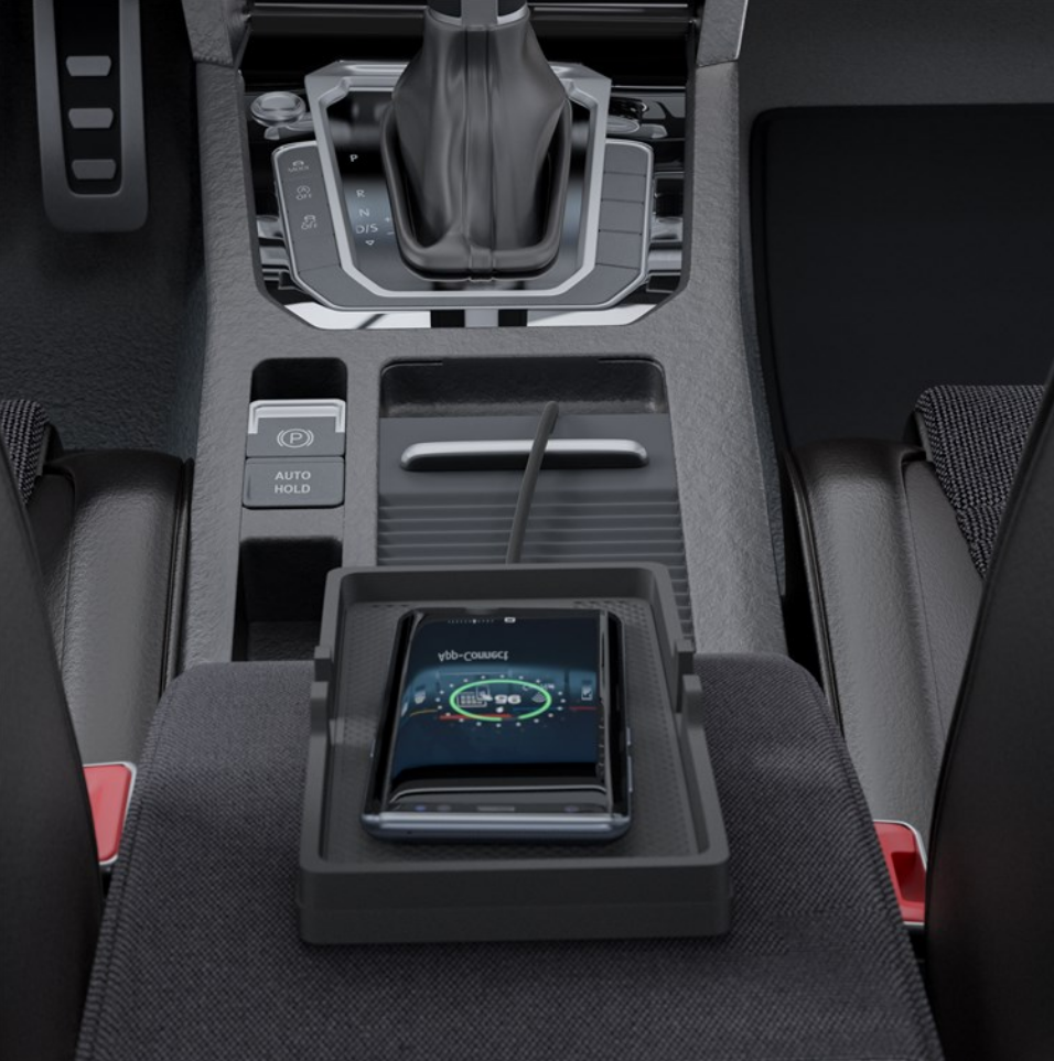 Kabelloses Auto-Schnellladegerät 15 W, schwarz