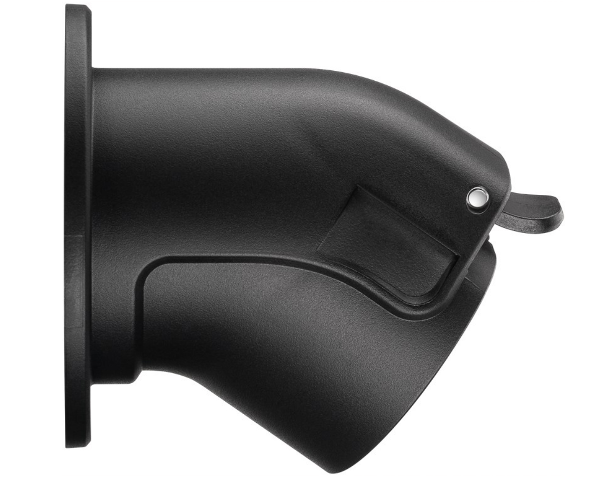 Support mural coudé pour câble de recharge de type 2 pour véhicules électriques