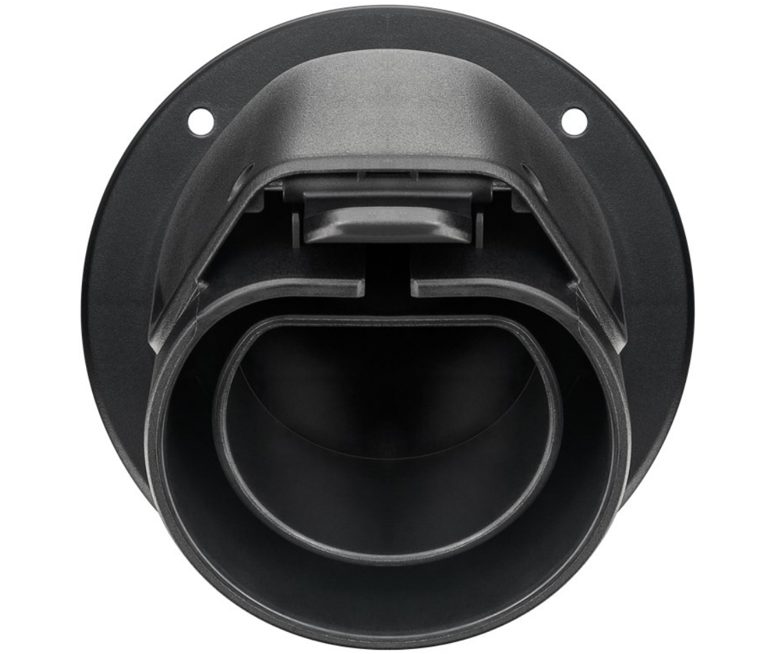 Support mural coudé pour câble de recharge de type 2 pour véhicules électriques