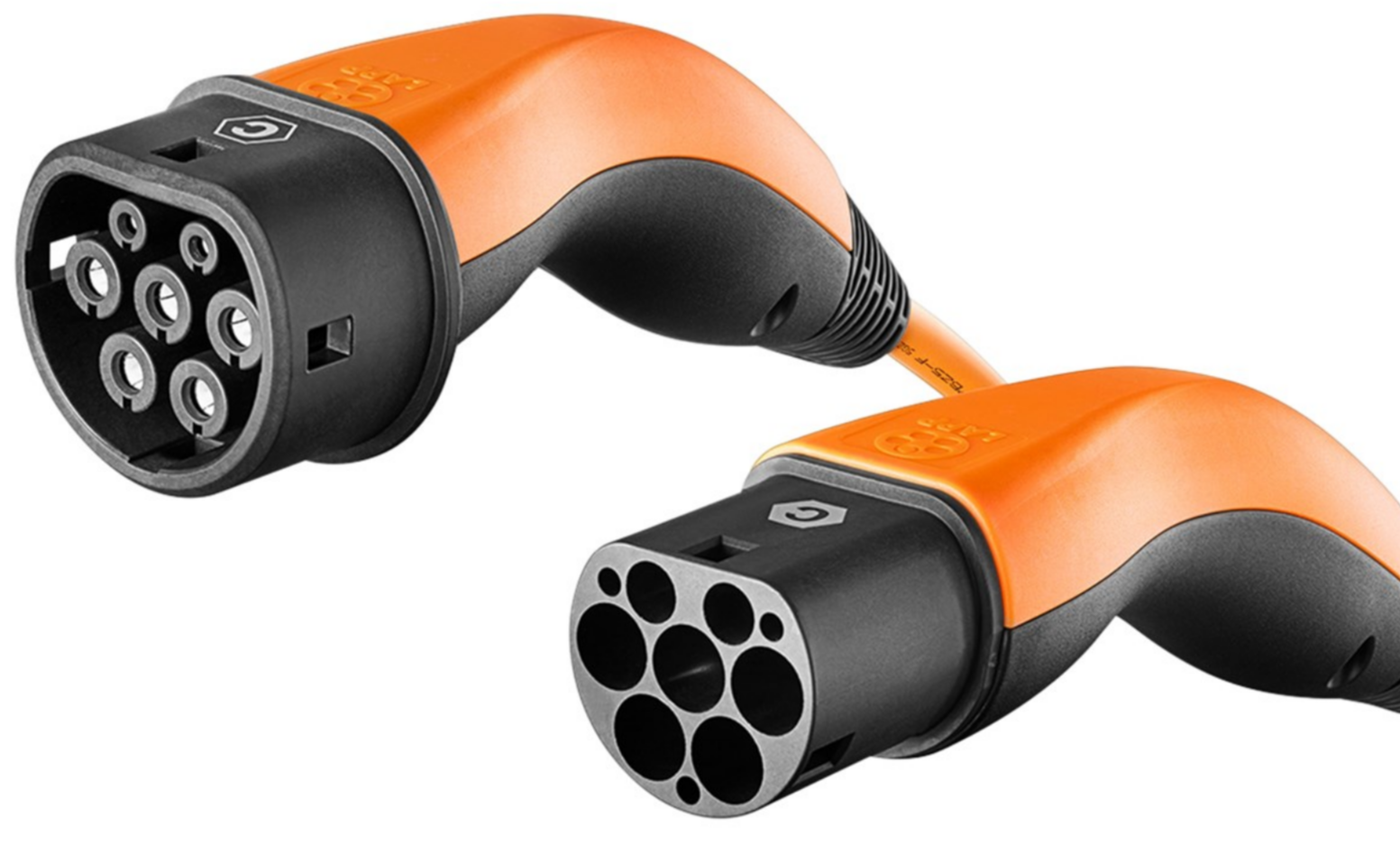 Selbstaufrollendes Ladekabel Typ 2, bis zu 22 kW