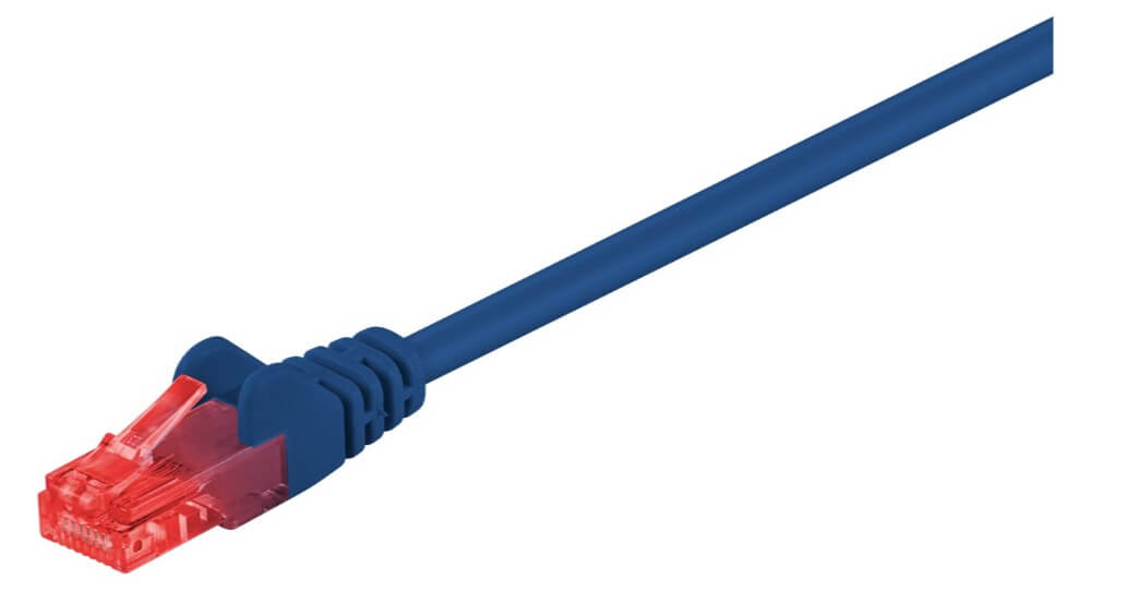 Câble patch CAT 6, U/UTP, coloré