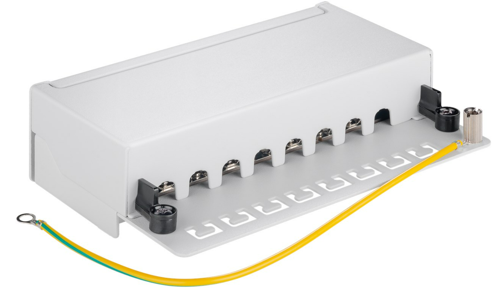 CAT 5e Mini/Desktop Patch Panel, 8 Port, (1 HE)