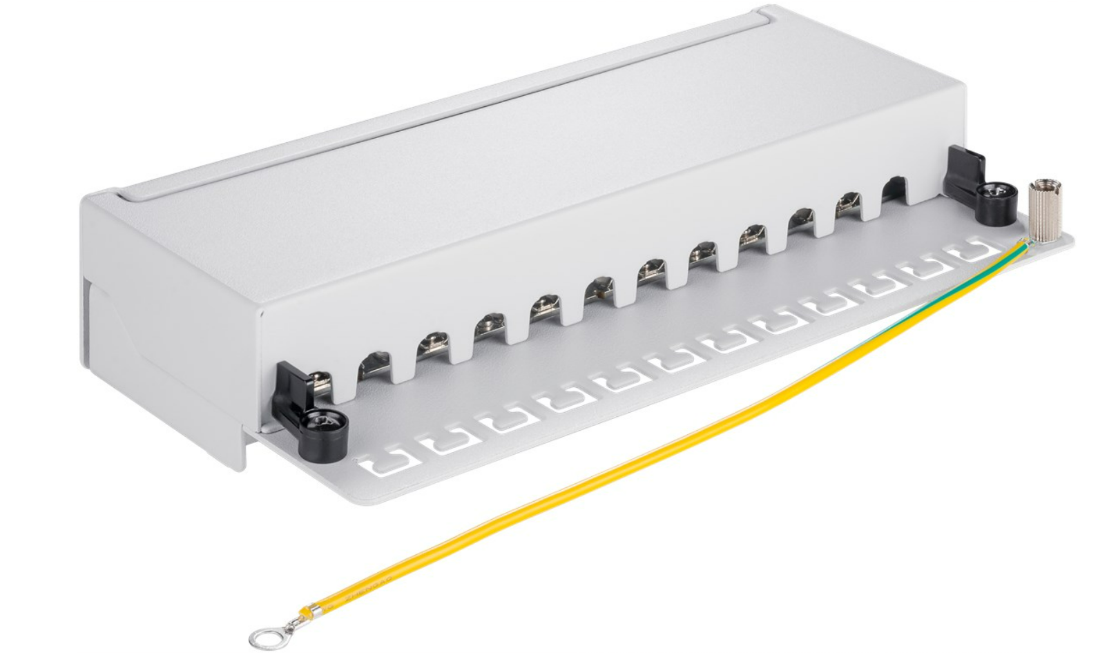 CAT 6 Mini/Desktop Patch Panel, 12 Port, (1 HE)