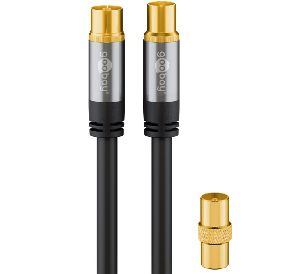 Cavo antenna TV (135 dB), schermato 4x