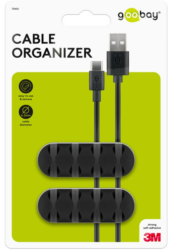 Gestion des câbles 4 emplacements