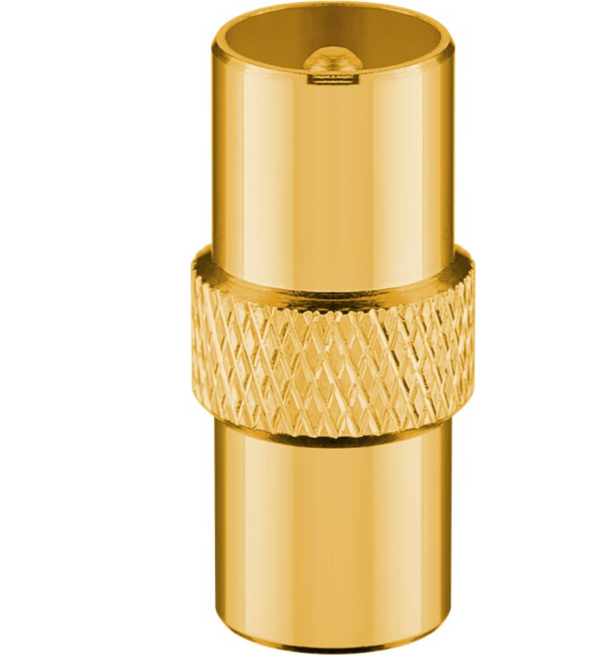 TV Antennenkabel (135 dB), 4x geschirmt, 90° gewinkelt