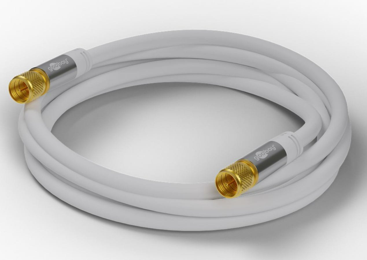 Câble d'antenne SAT (135 dB), 4x blindé