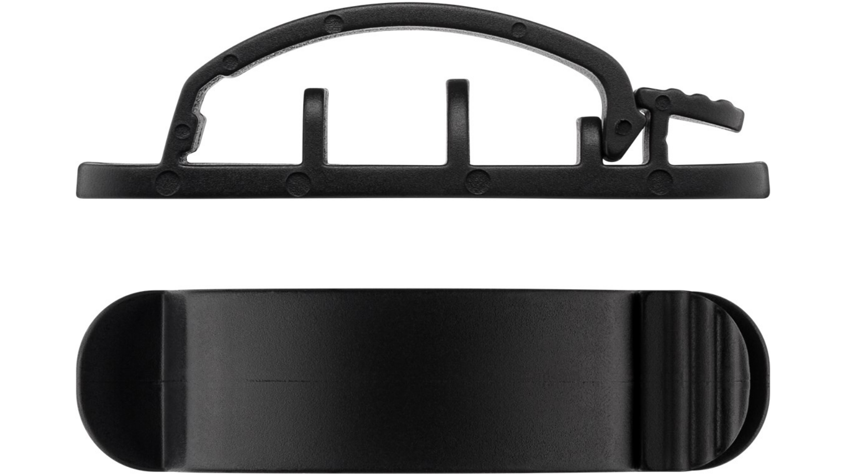 Clip de gestion des câbles 3 emplacements, noir