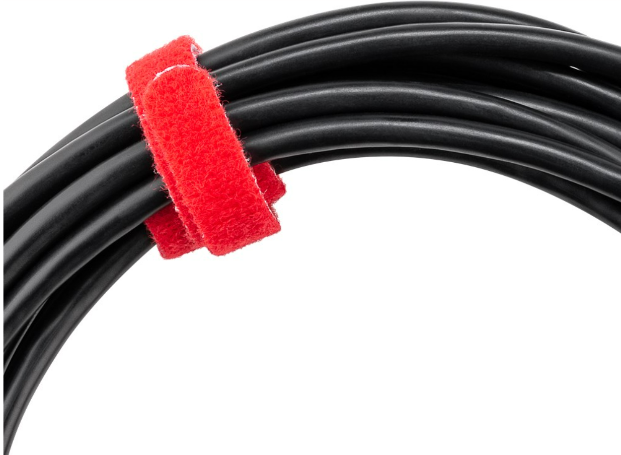 Gestion des câbles Fermeture Velcro avec boucle