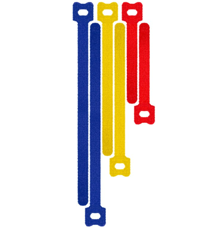 Gestion des câbles Fermeture Velcro avec boucle