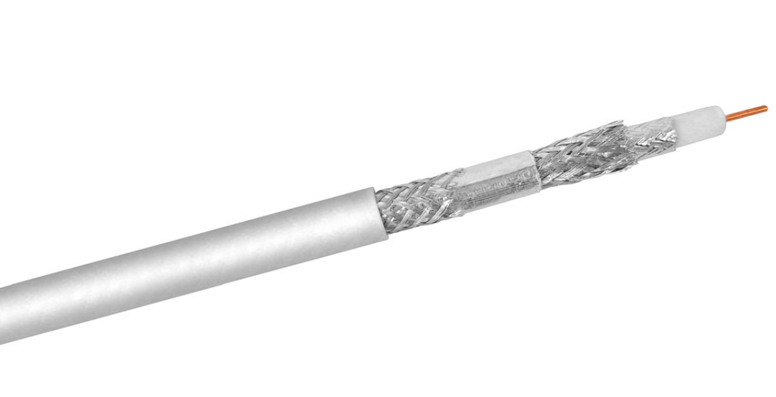 120 dB SAT-Koaxialkabel, 4x geschirmt, CCS, 305m