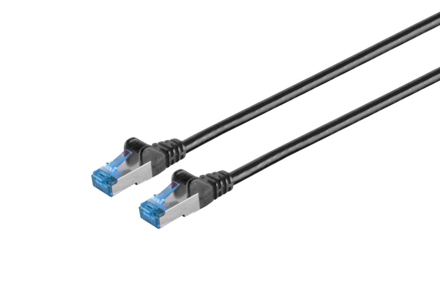CAT 6A Patchkabel S/FTP, CCA, PVC, 2 x RJ45 Netzwerk