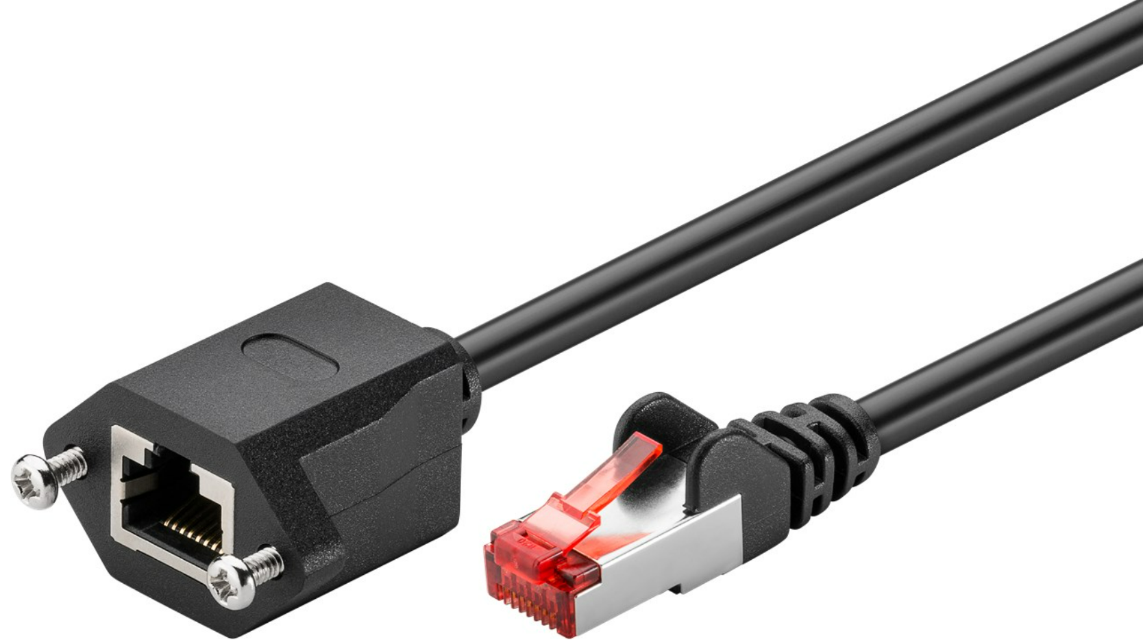 Câble d'extension CAT 6, F/UTP, noir