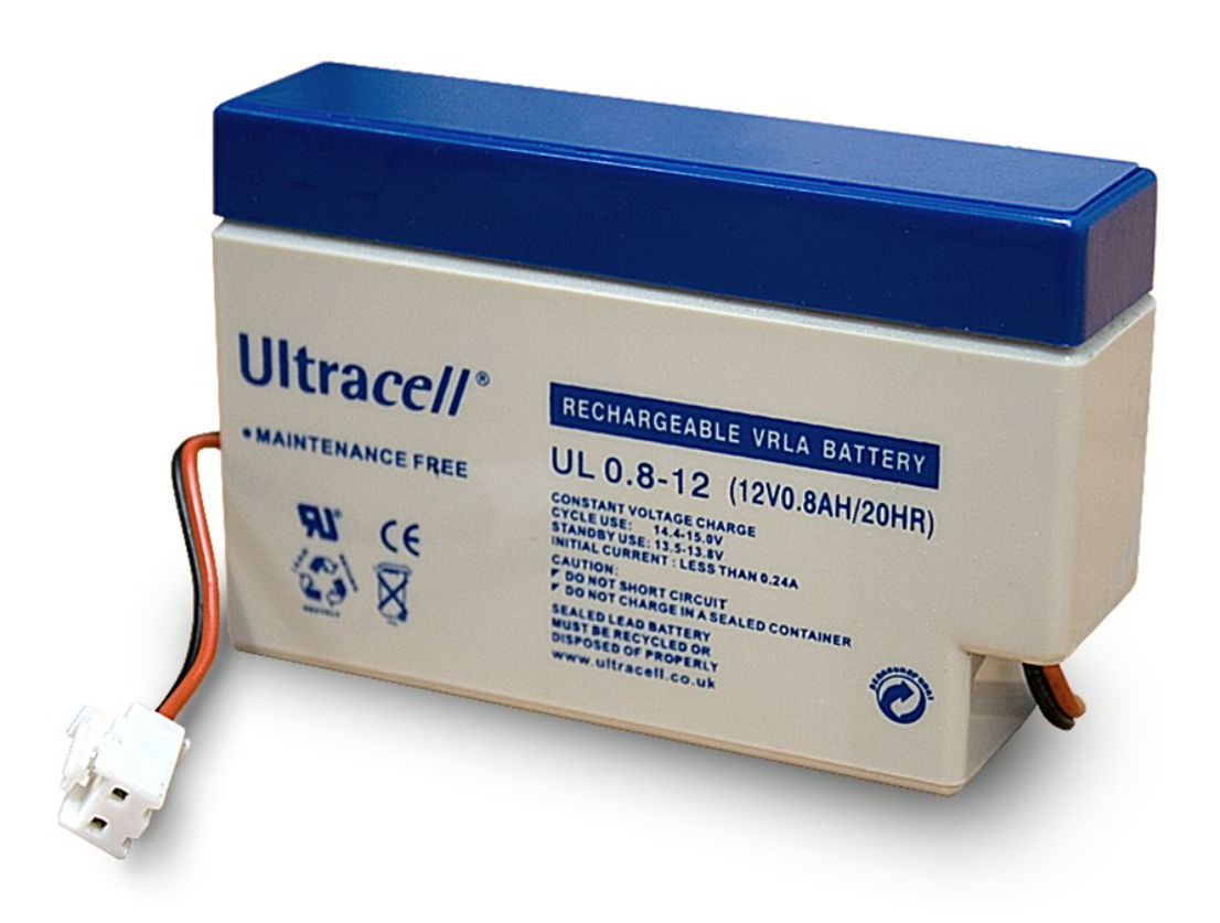 Batterie au plomb 12 V, 0,8 Ah (UL0.8-12)