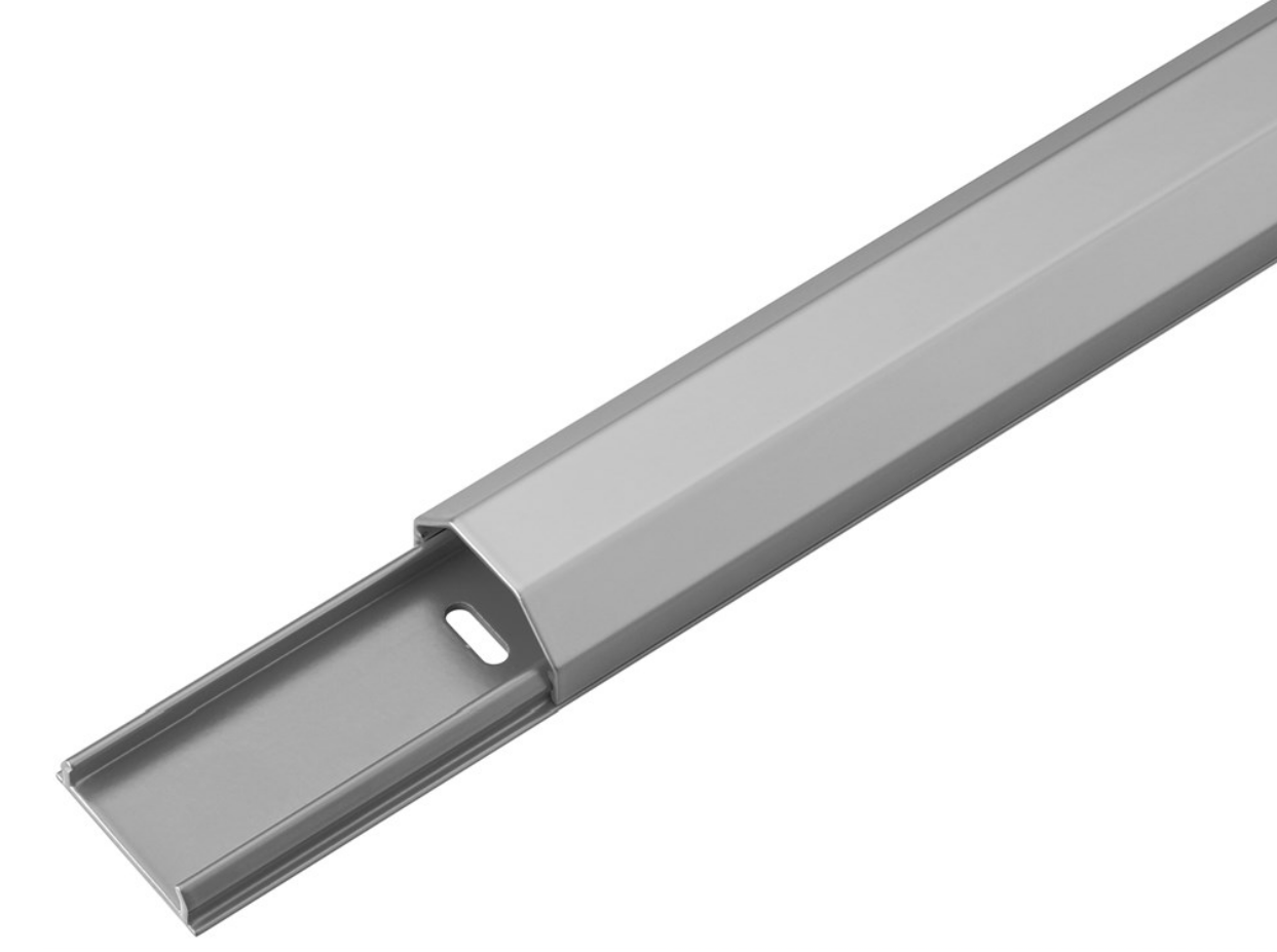 Goulotte de câbles demi-ronde en aluminium