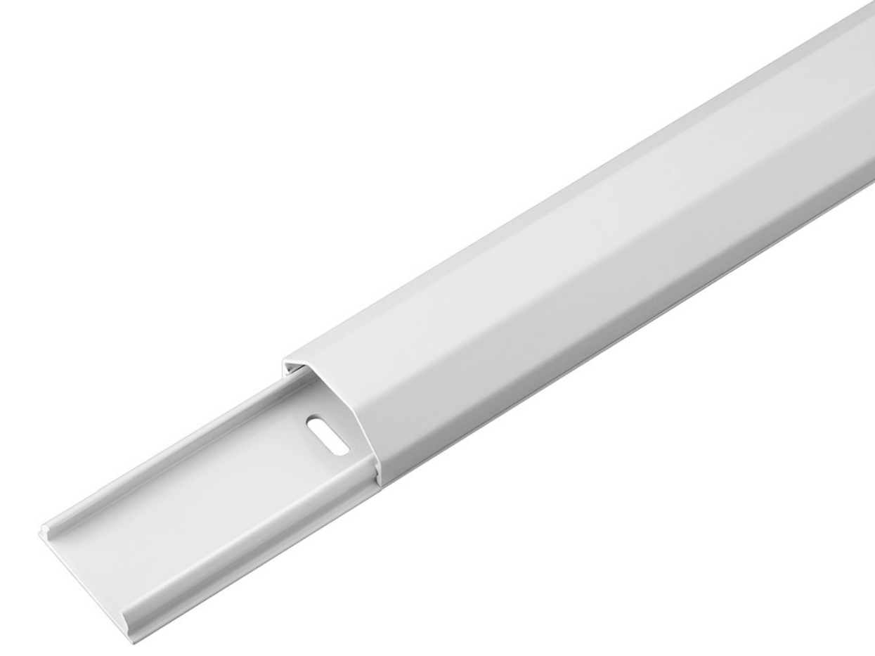 Goulotte de câbles demi-ronde en aluminium