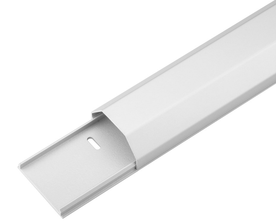 Goulotte de câbles demi-ronde en aluminium