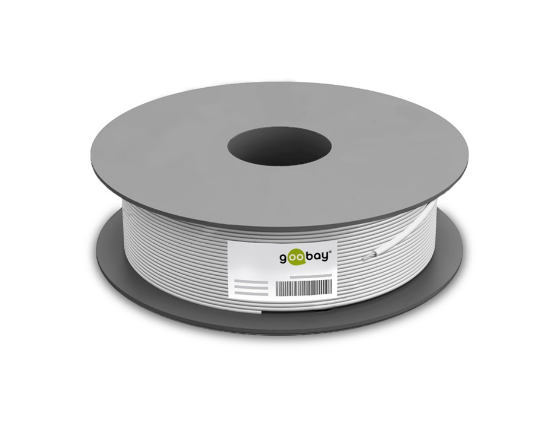 CAT 6 Netzwerkkabel, S/FTP (PiMF), AWG 26/7, Grau