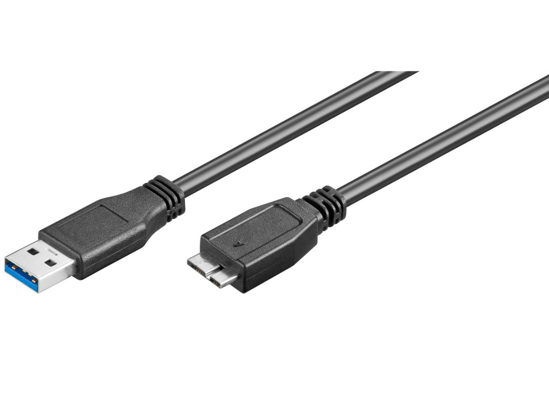 Cavo USB 3.0 SuperSpeed, nero