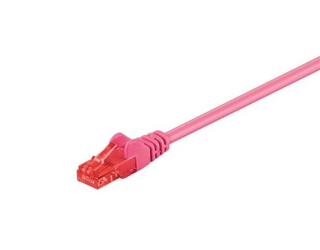Câble patch CAT 6, U/UTP, coloré