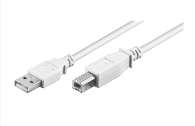 USB 2.0 Hi-Speed-Kabel, weiss