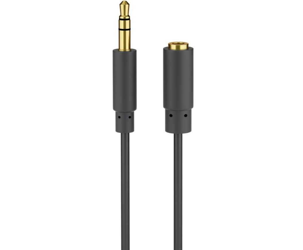 Klinke-Verlängerungskabel Klinke 3,5 mm-Stecker (3-Pin, Stereo)