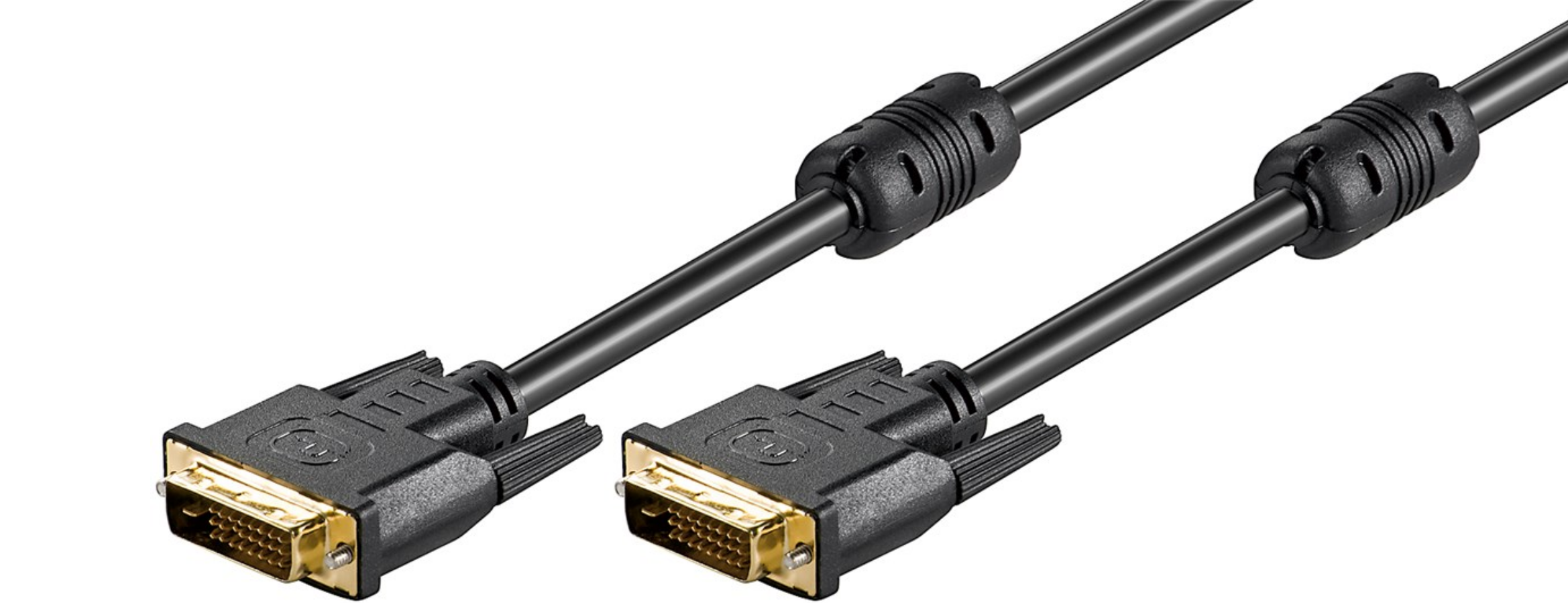 DVI-D Full HD-Kabel Dual Link, vergoldet