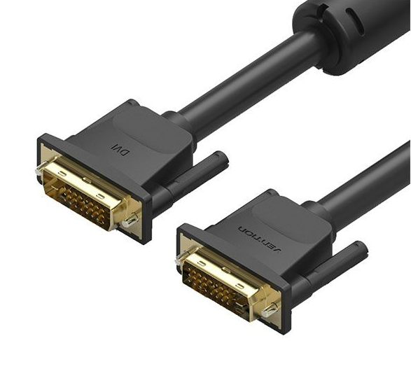 DVI-D FullHD Kabel Dual Link/ vergoldet/ DVI-D-Stecker Dual-Link (24+1 pin) > DVI-D-Stecker Dual-Link (24+1 pin)