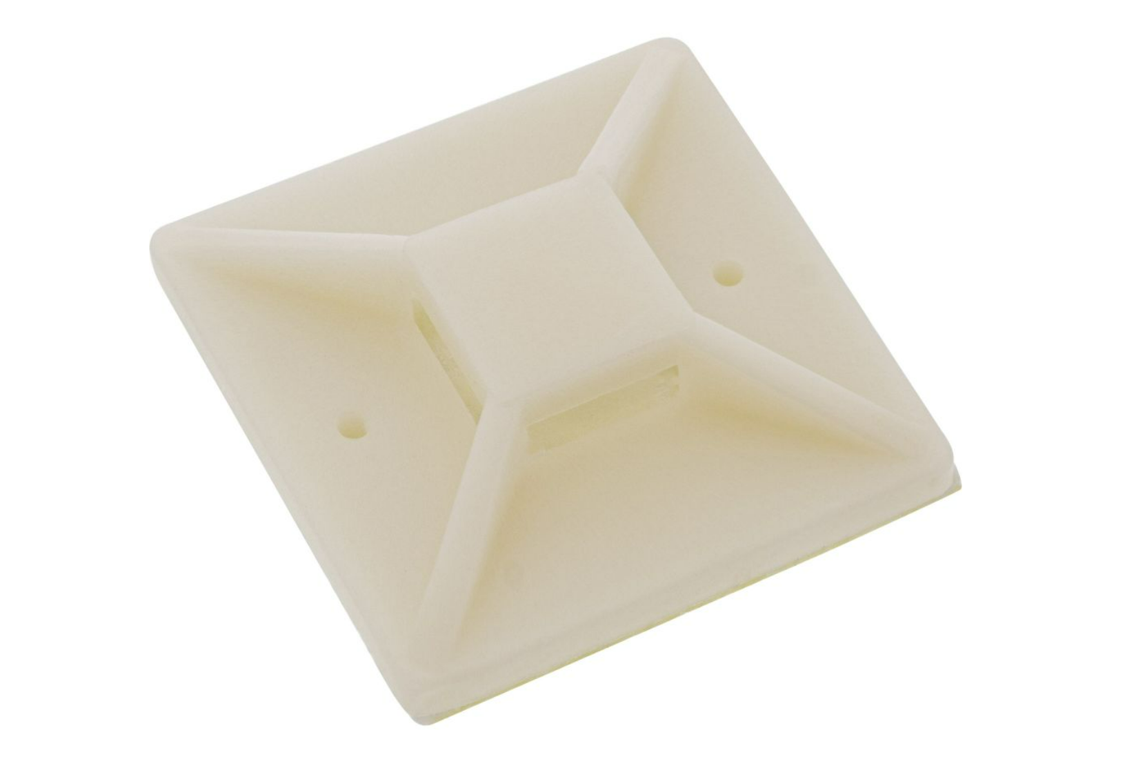 InLine® Befestigungssockel für Kabelbinder, 40x40mm, selbstklebend, 10 Stück