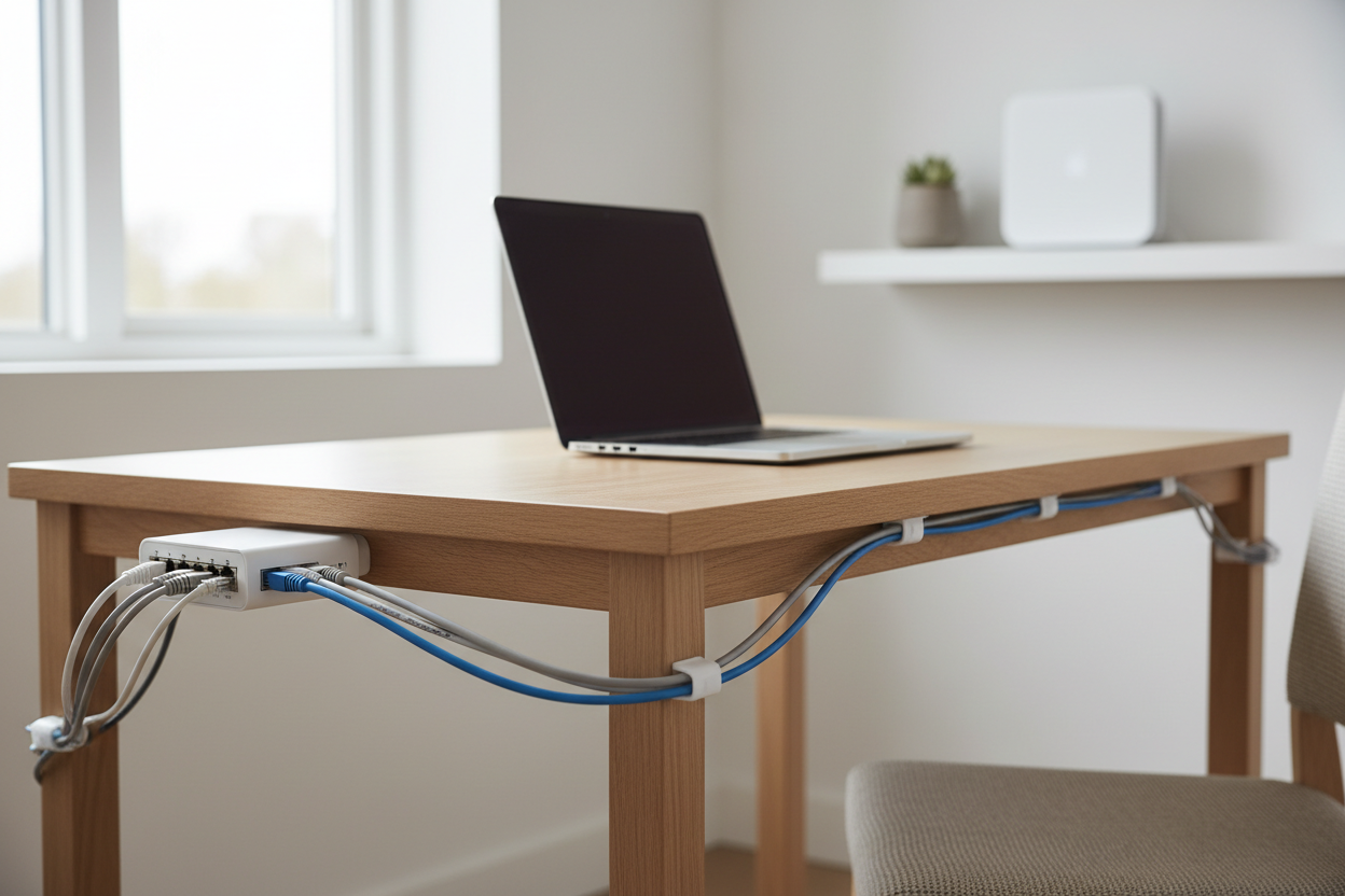 Home-Office richtig verkabeln: So baust du ein zuverlässiges Heimnetzwerk
