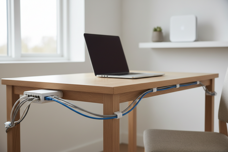 Home-Office richtig verkabeln: So baust du ein zuverlässiges Heimnetzwerk