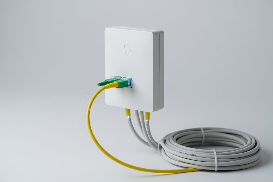Glasfaser-Hausanschluss vorbereiten: Diese Kabel und Dosen brauchst du