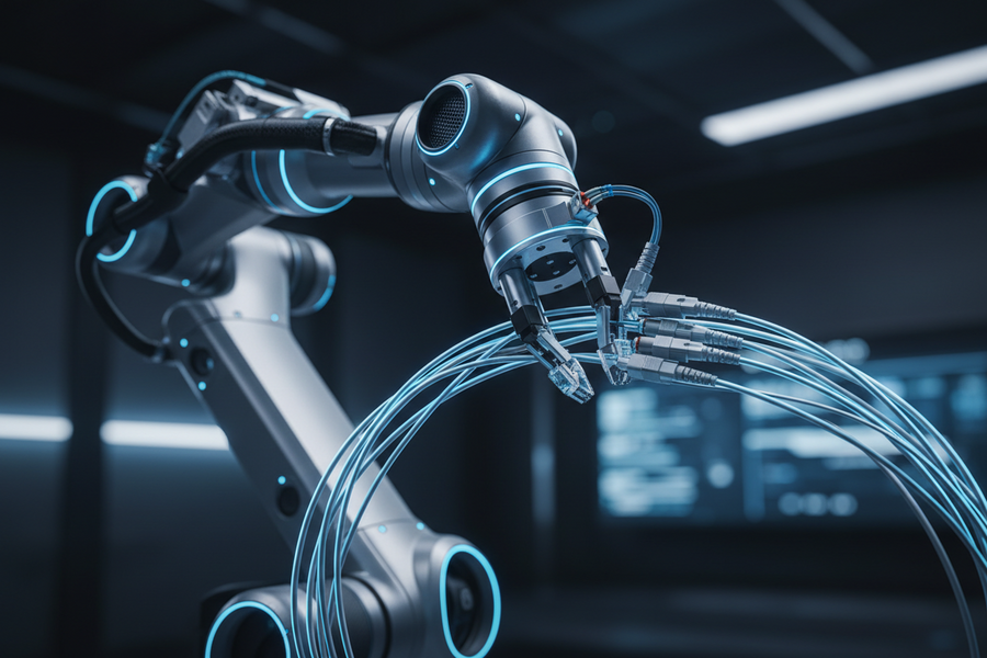 Roboterkabel und Verkabelungslösungen für Industrieroboter – Flexibel, robust, zuverlässig