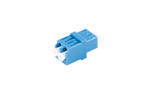 LWL-Verbinder, LC-LC, RJ45 Style, Duplex, UPC/PC, blau