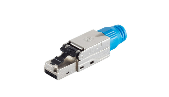 RJ-45 Stecker, werkzeuglos, STP, Cat 8.1