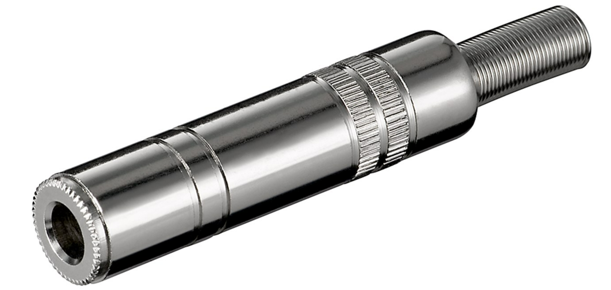 Klinkenkupplung - 6,35 mm - mono, 2-polig (10 Stück)