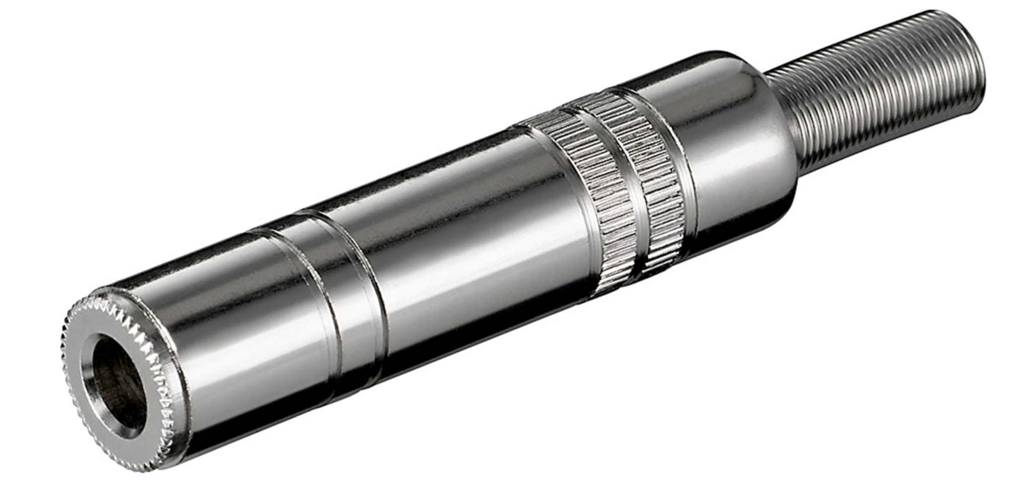 Klinkenkupplung - 6,35 mm - stereo, 3-polig (10 Stück)